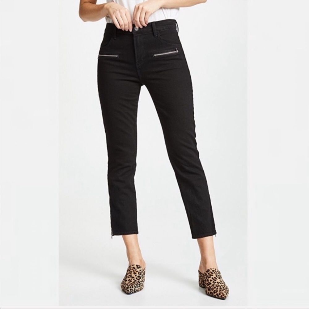 J brand moto Ruby black jeans 26